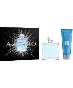 AZZARO CHROME EDT 3 PCS GIFT SET FOR MEN