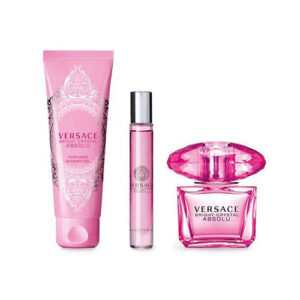 VERSACE BRIGHT CRYSTAL ABSOLU 3 PCS DULUXE GIFT SET FOR WOMEN