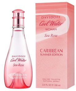 DAVIDOFF COOL WATER SEA ROSE CARIBBEAN SUMMER EDT FOR WOMEN