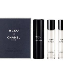 CHANEL BLEU DE CHANEL EDT TRAVEL SPRAY AND 2 REFILLS FOR MEN