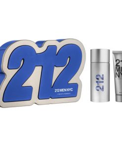 CAROLINA HERRERA 212 MEN NYC 3 PCS GIFT SET EDT FOR MEN1