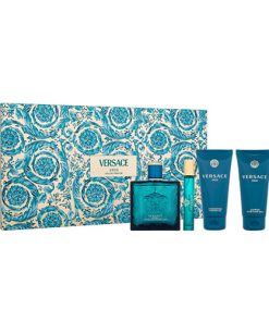 VERSACE EROS EDP 4 PCS GIFT SET FOR MEN