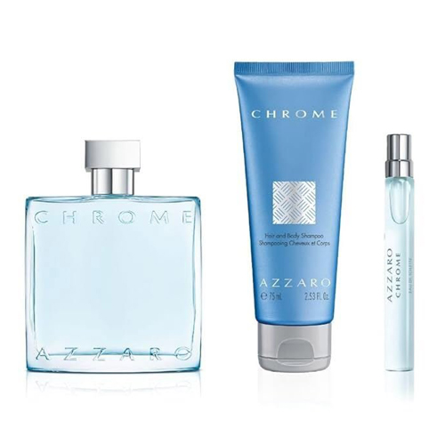 AZZARO CHROME EDT 3 PCS GIFT SET FOR MEN AZZARO CHROME EDT 3 PCS GIFT SET FOR MEN - Image 2