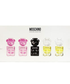 MOSCHINO TOY MINIATURES 5 PCS GIFT SET FOR MEN & WOMEN