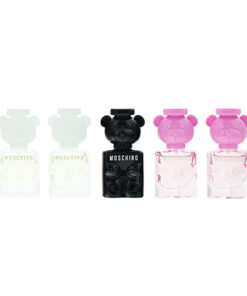 MOSCHINO TOY MINIATURES 5 PCS GIFT SET FOR MEN & WOMEN